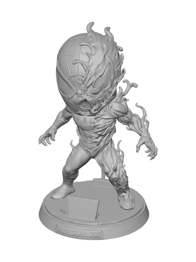 3D model for Spider-Venom Bobblehead