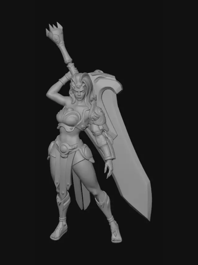 3D model for Emberblade Valkyrie
