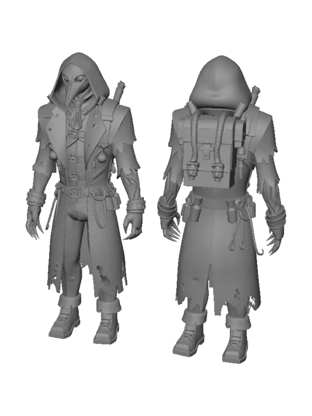 3D model for Plaguebound Alchemist