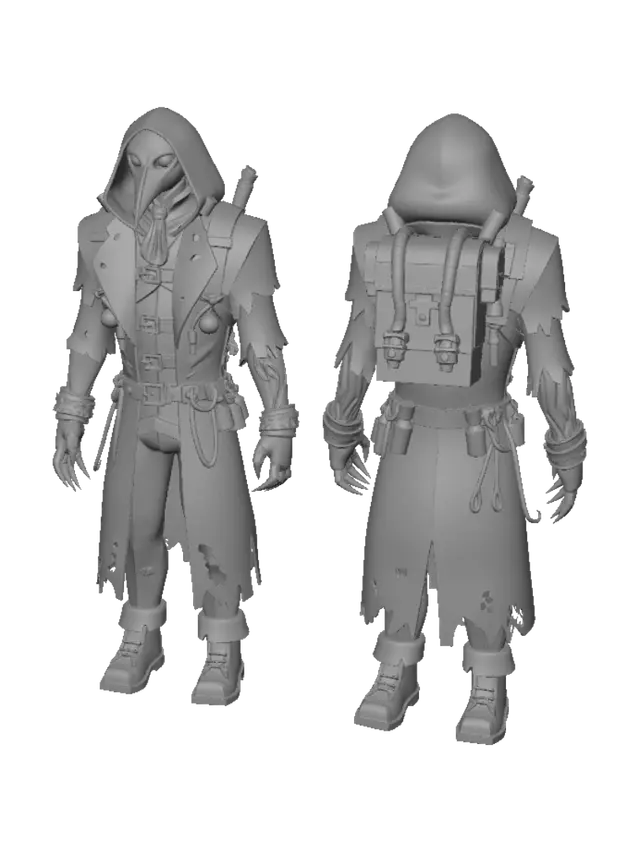 3D model for Plaguebound Alchemist