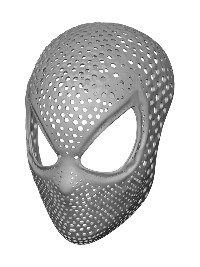 3D model for Mint Alien Mask