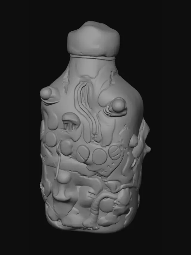 3D model for Marbled Monster