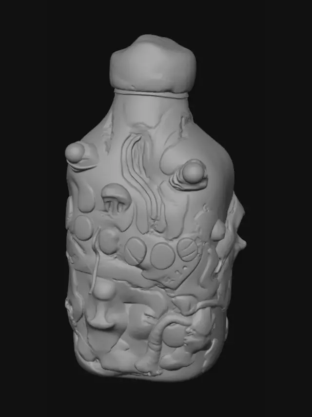 3D model for Marbled Monster