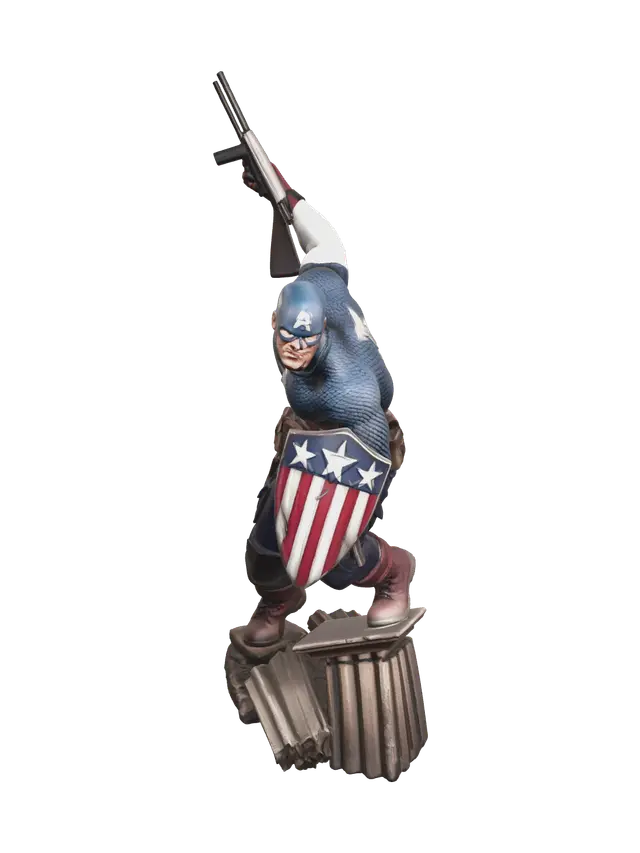 3D model for Ornate Captain America