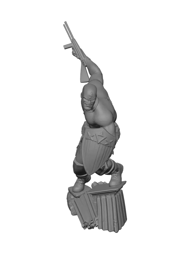 3D model for Ornate Captain America