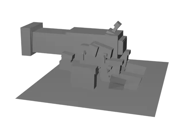 3D model for Amethyst Siege Cannon