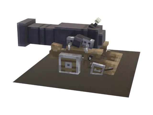3D model for Amethyst Siege Cannon