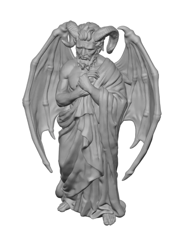 3D model for The Winged Sentinel