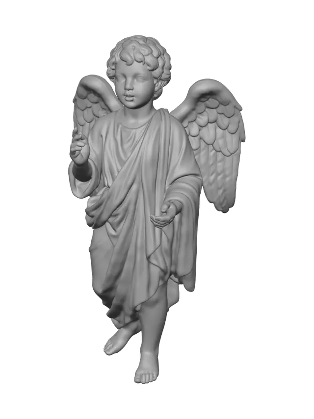 3D model for Cherub in Marble