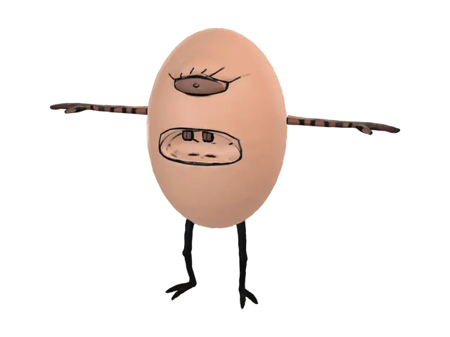 3D model for Two-Mouthed Peach