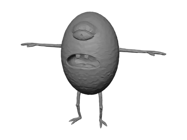 3D model for Two-Mouthed Peach
