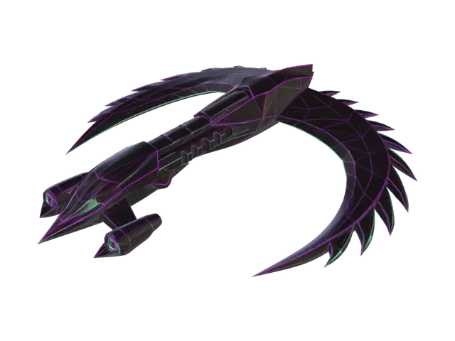 legendary_voidreaper_3d - Synthwave 3D model, vytvořený pomocí AI