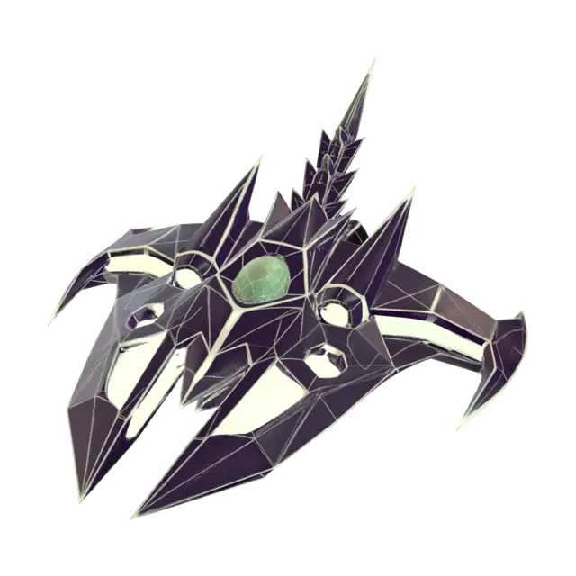 legendary_gravewatch_3d - Synthwave 3D model, vytvořený pomocí AI