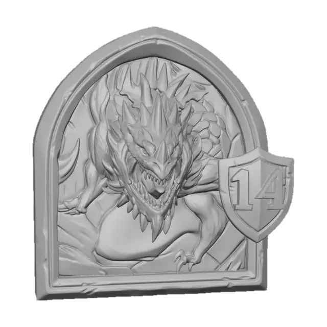 3D model for Wrath of Galakrond (Inferno Drake) #emblem#