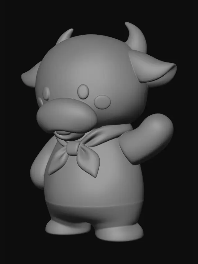 3D model for Nagakawa Bull Mascot