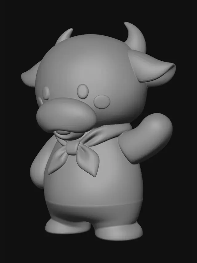 3D model for Nagakawa Bull Mascot