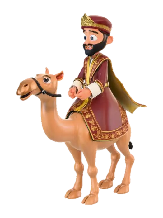 Wise man 3, #Christmas2025# 3D model, vytvořený pomocí AI