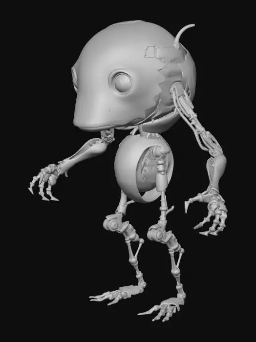 3D model for Rusted Wanderer