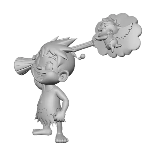 3D model for Caveman's Dream