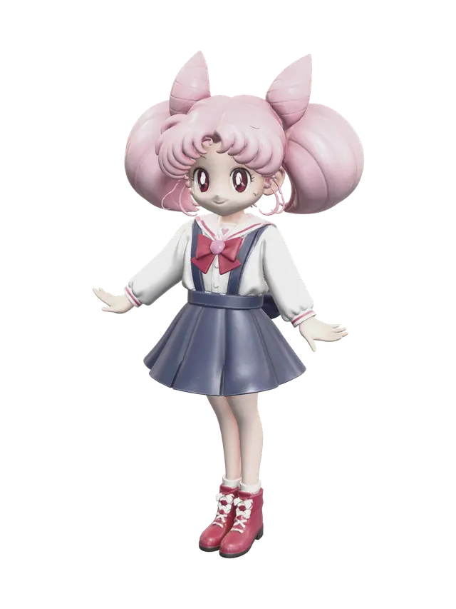 3D model for Stylized Chibiusa