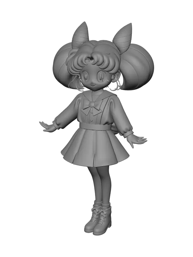 3D model for Stylized Chibiusa