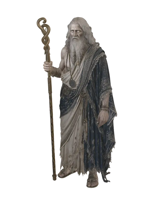 Tiresias - Odyssey 3D model, vytvořený pomocí AI