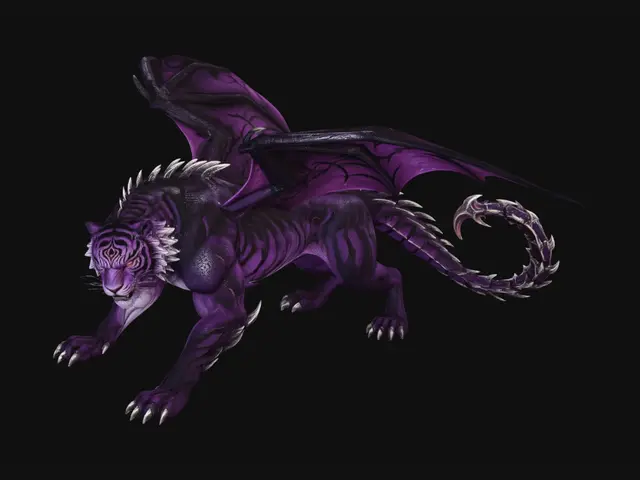 3D model for Violet Nocturne Dragon