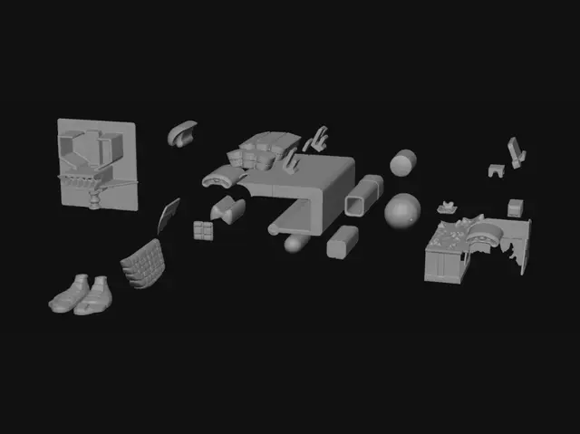 Free Exploded 3D Models - Download Instantly | Meshy