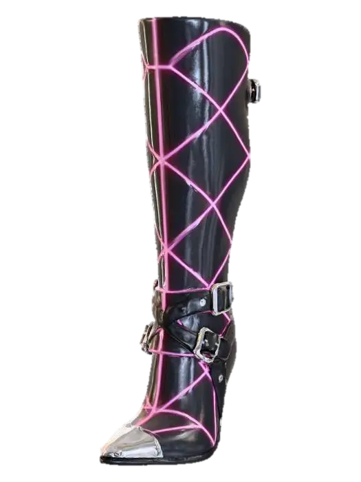 3D model for Neon High-Heel Cyber Boot.jpeg