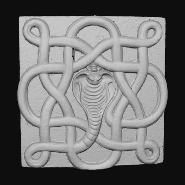 3D model for Serpent Entwined