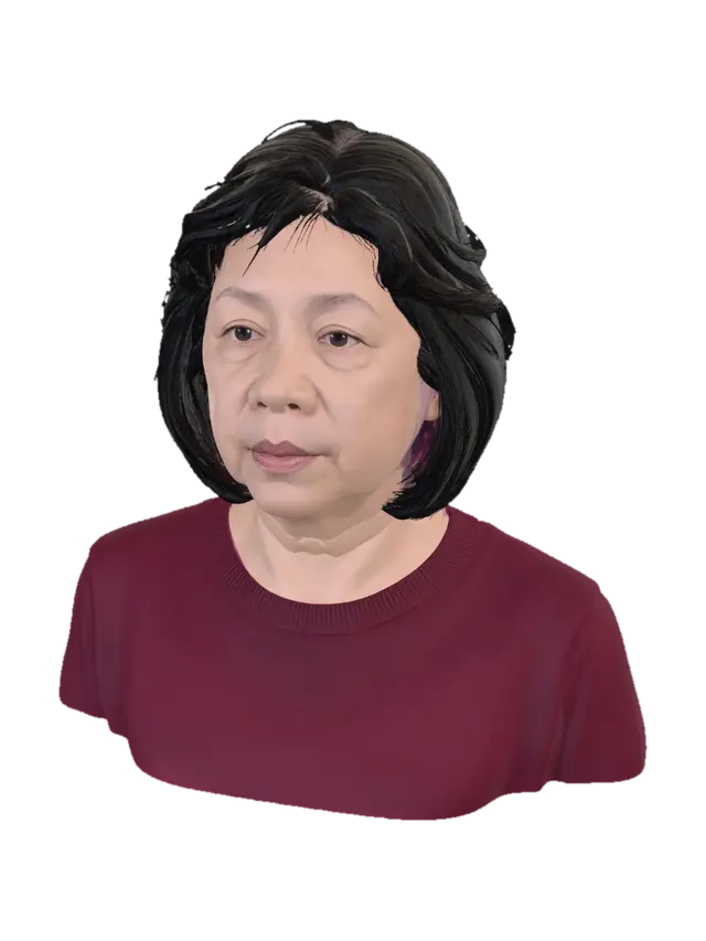 3D model for Portrait of an Asian woman