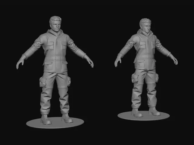 3D model for Hi-Vis Construction Worker