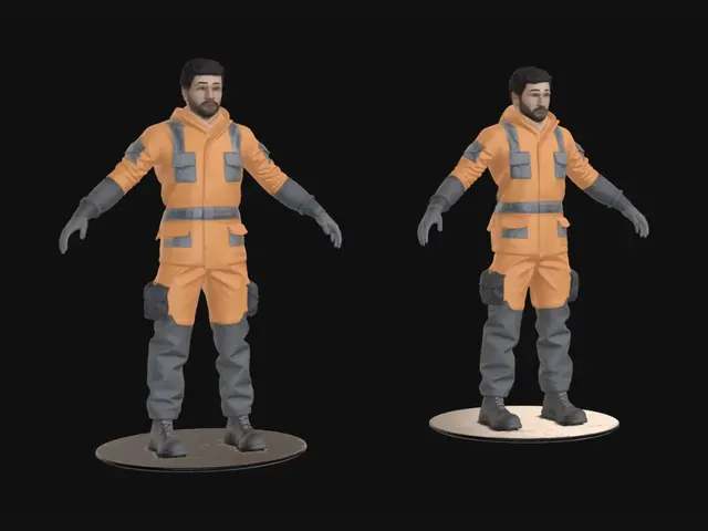 3D model for Hi-Vis Construction Worker