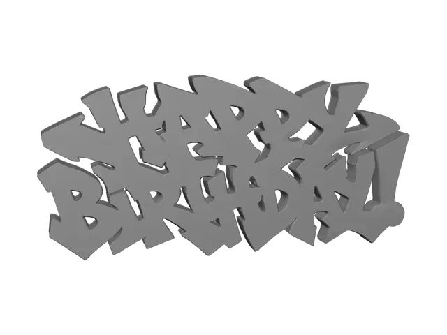 3D model for Nocturnal Graffiti