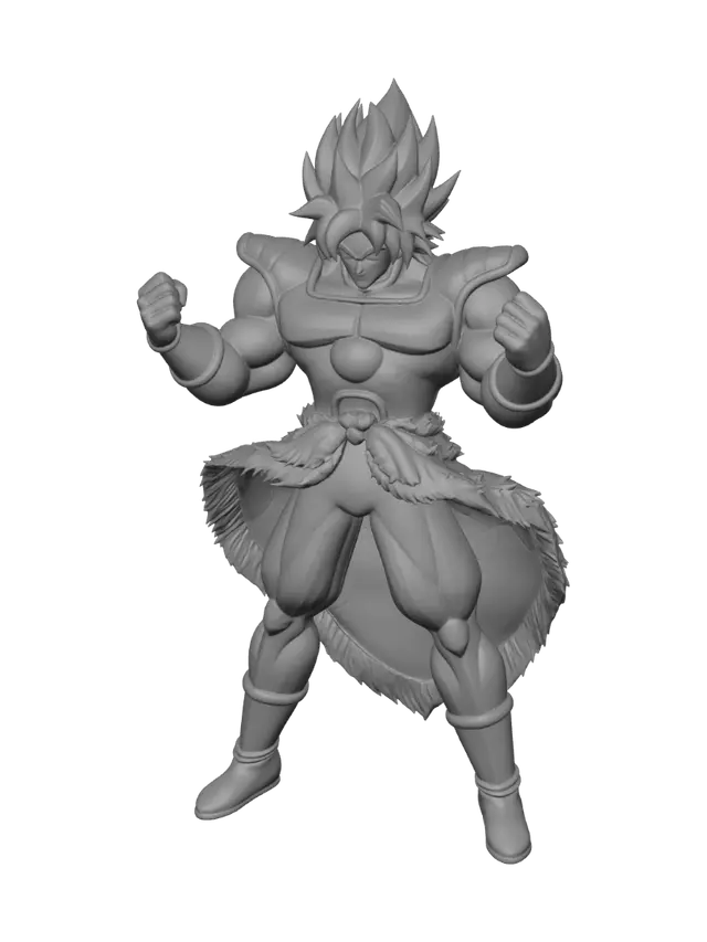 3D model for Emerald Fury Saiyan