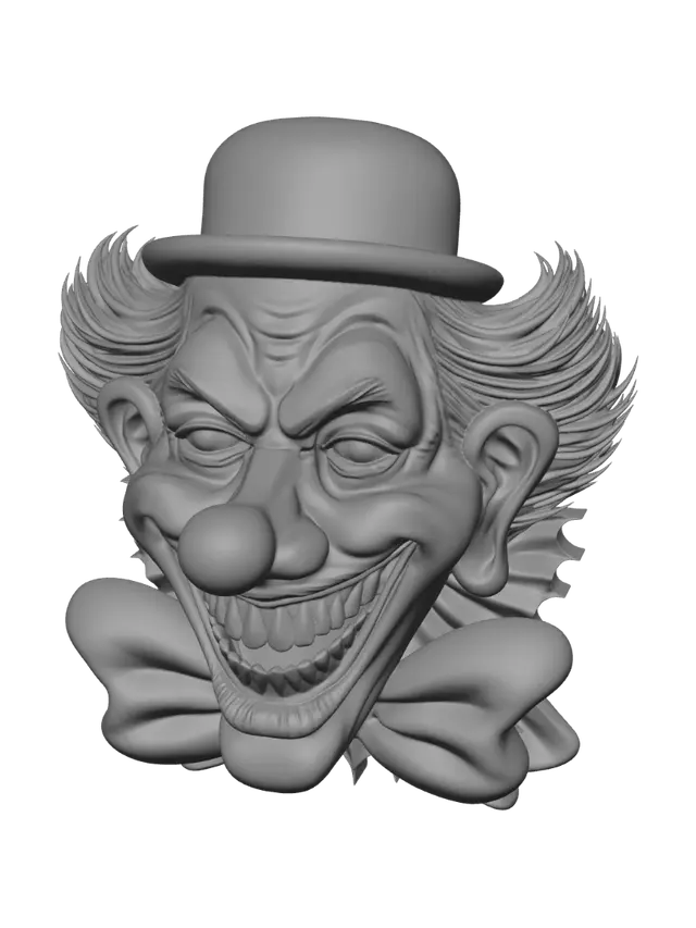 3D model for Sinister Circus Clown