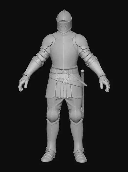 3D model for Armored Knight