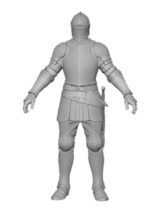 3D model for Armored Knight