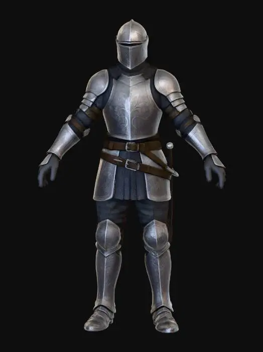 3D model for Armored Knight