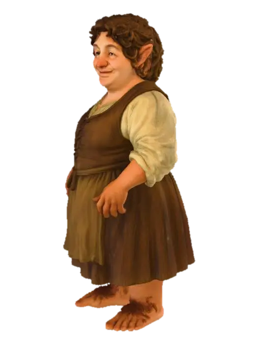 hobytka hospodská - Hobby 3D model, vytvořený pomocí AI