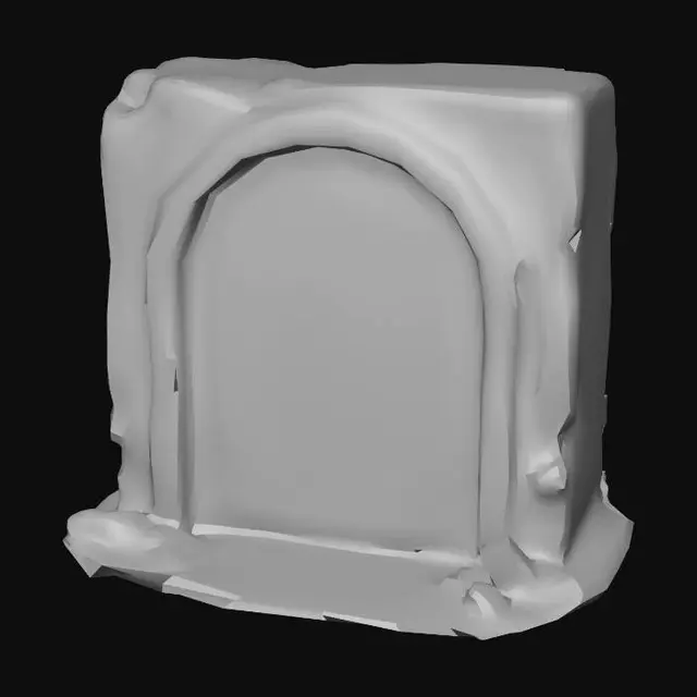 3D model for Rustic Fortress Gate