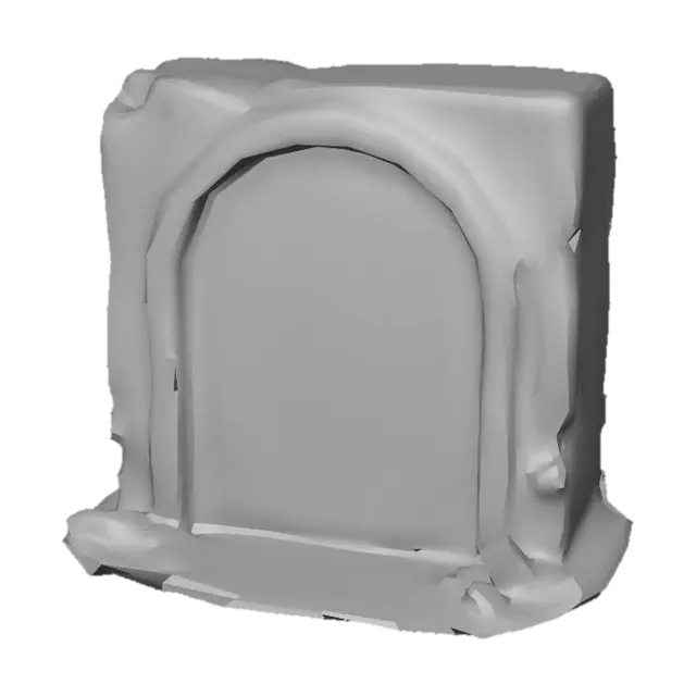 3D model for Rustic Fortress Gate