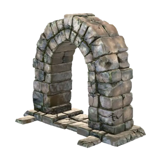 3D model for Stone Archway