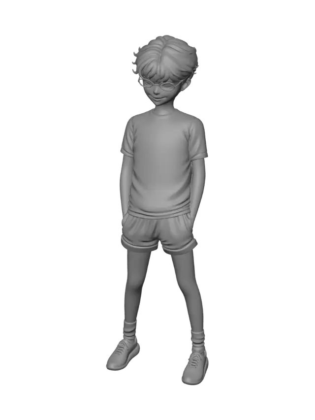 3D model for Shadowed Athlete in Nike Black