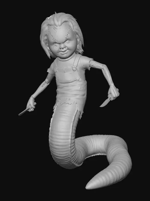 3D model for Chucky the Worm