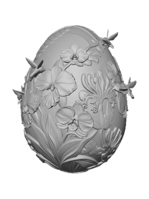 3D model for Hummingbird Orchid Egg, #EasterEgg2026#