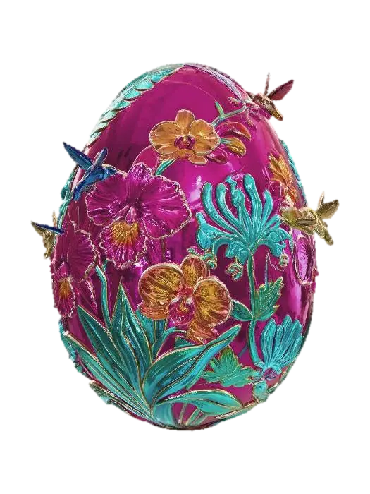 3D model for Hummingbird Orchid Egg, #EasterEgg2026#