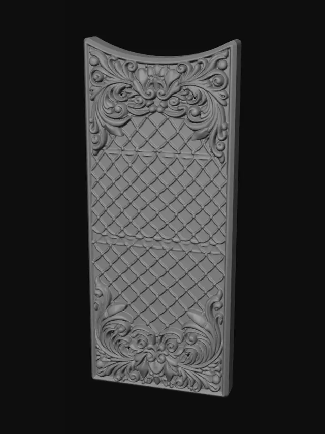 3D model for Ornate Scallop Panel