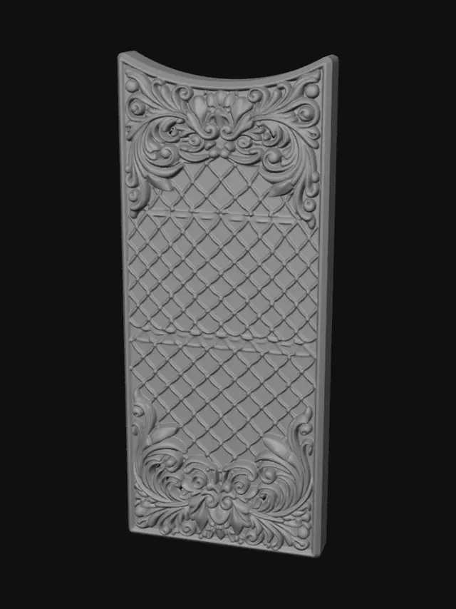 3D model for Ornate Scallop Panel