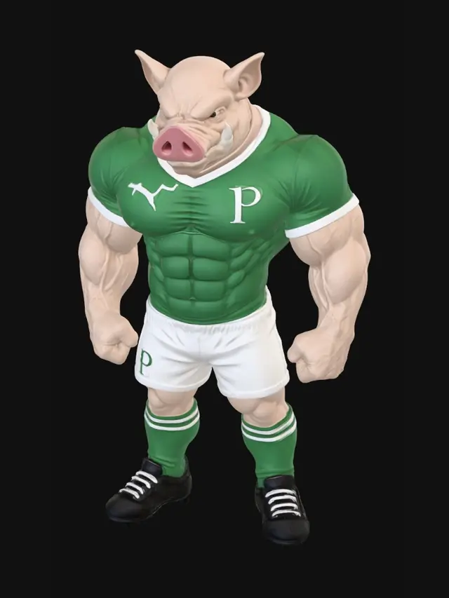 3D model for Green Juggernaut Pig